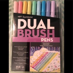 Tombow dual brush blendable markers- “Pastels”